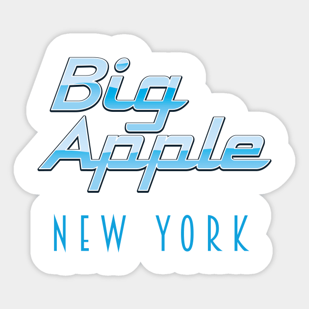 Big Apple Sticker by nickemporium1